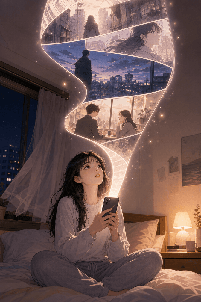 A free sample episode generated by Manhwa Maker