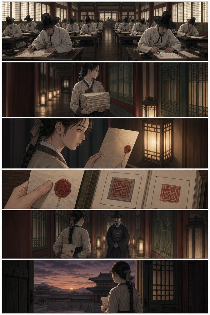 The Ink Examiner — community sample published on Manhwa Maker
